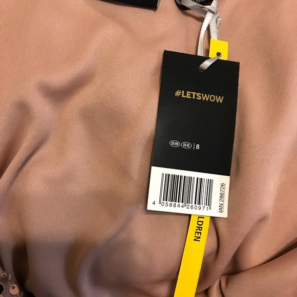 Pink Sequin Embellished Mini Dress - Picture 4 of 6